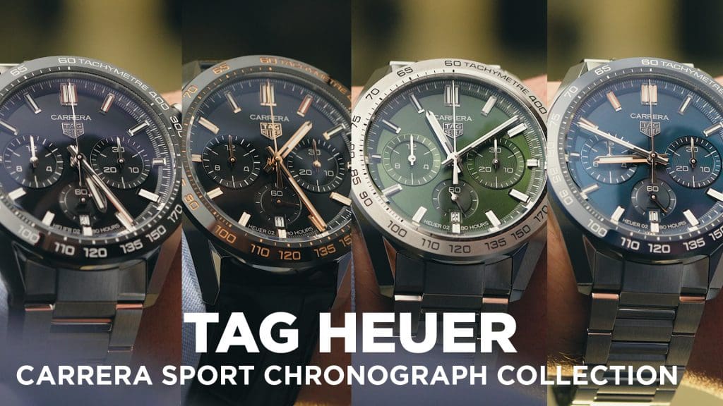 VIDEO: The TAG Heuer Carrera Sport Chronograph collection is for lovers of big, bold, sporty and steel sports watches