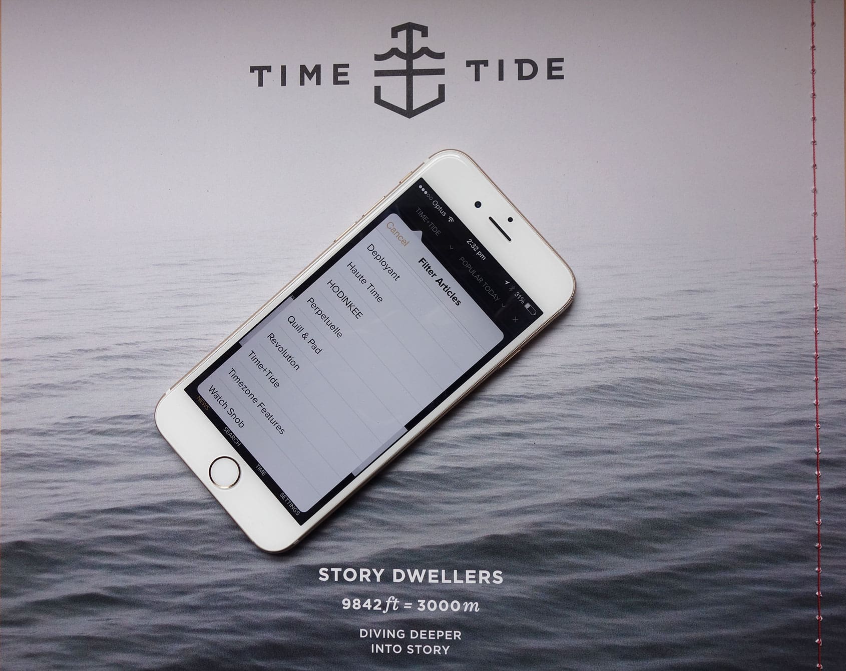 NEWS: Time+Tide now on Watchville