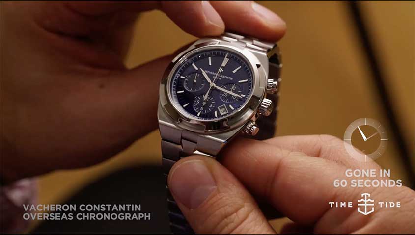 GONE IN 60 SECONDS: The Vacheron Constantin Overseas Chronograph video review