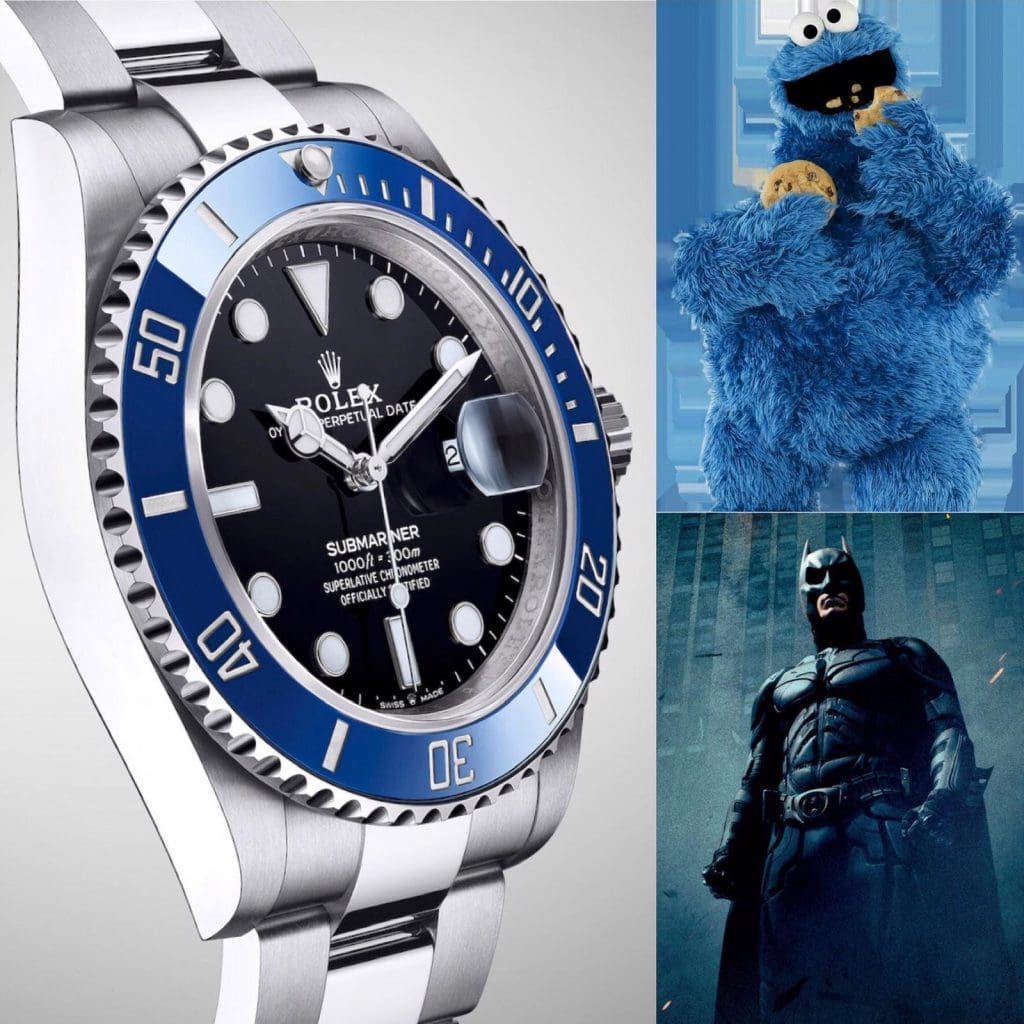 What nickname has Instagram settled on for the Rolex Submariner ref. 126619LB in white gold?
