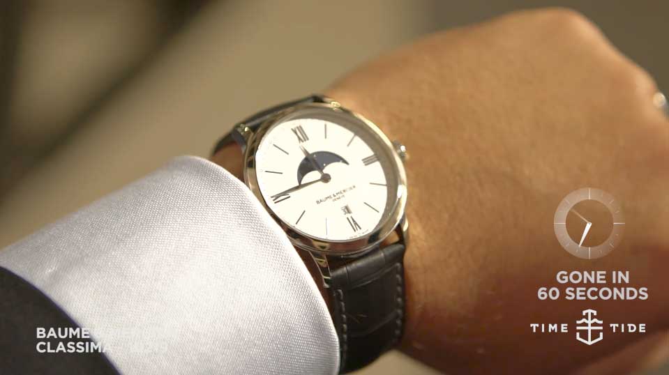 GONE IN 60 SECONDS: The Baume & Mercier Classima video review