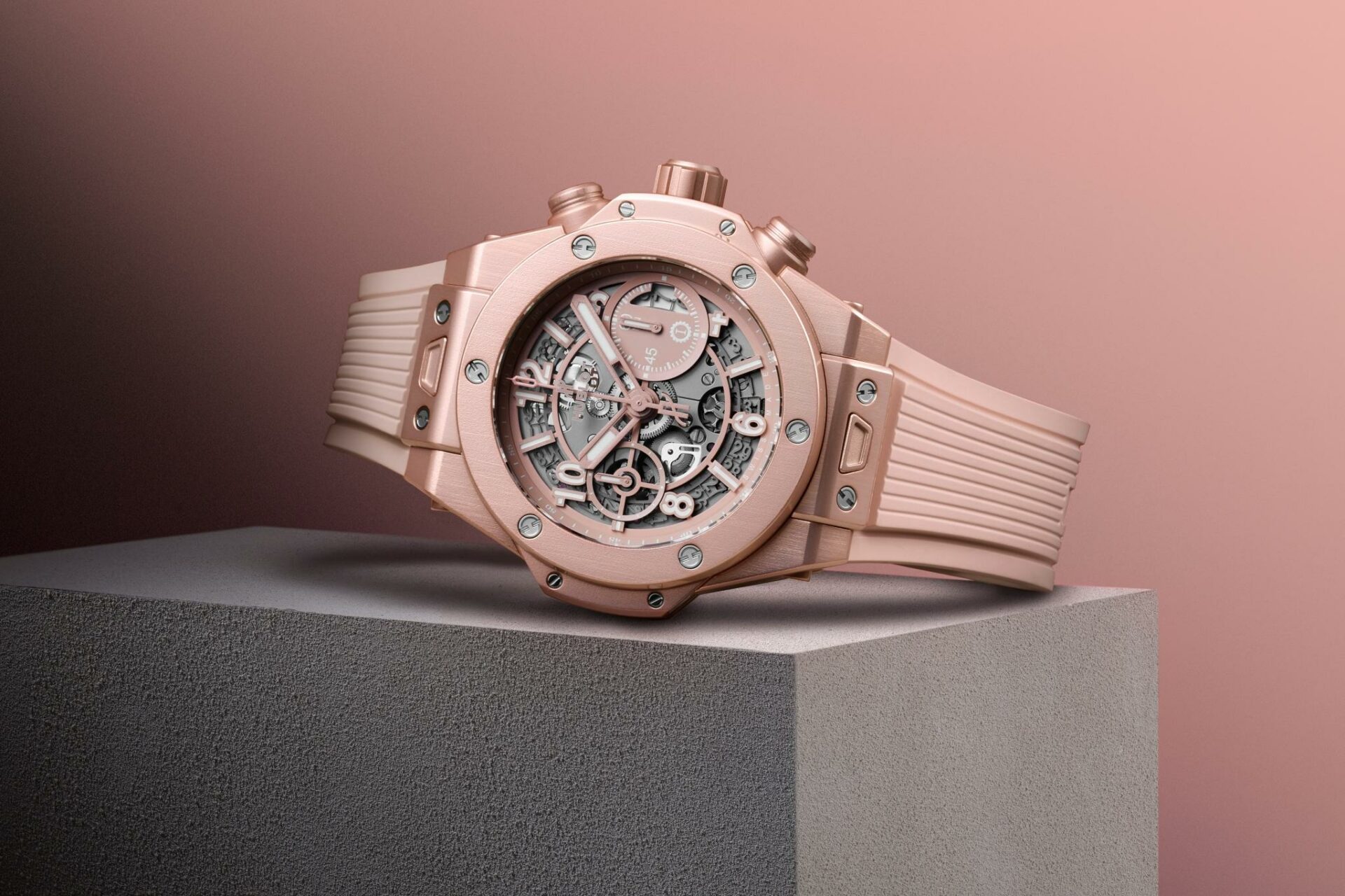We can’t stop looking at the ‘gender neutral’ Hublot Big Bang Millennial Pink and we don’t know why