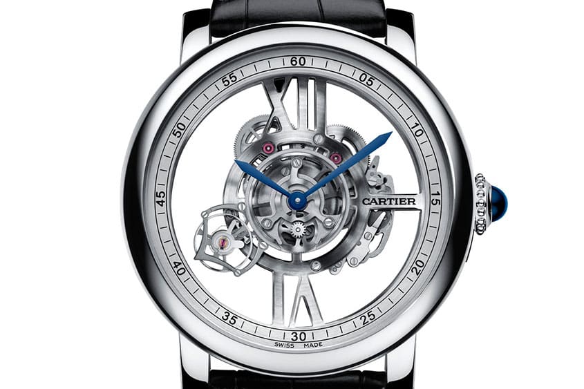 PRE-SIHH: The Cartier Rotonde De Cartier Astrotourbillon Skeleton Watch Calibre 9461 MC