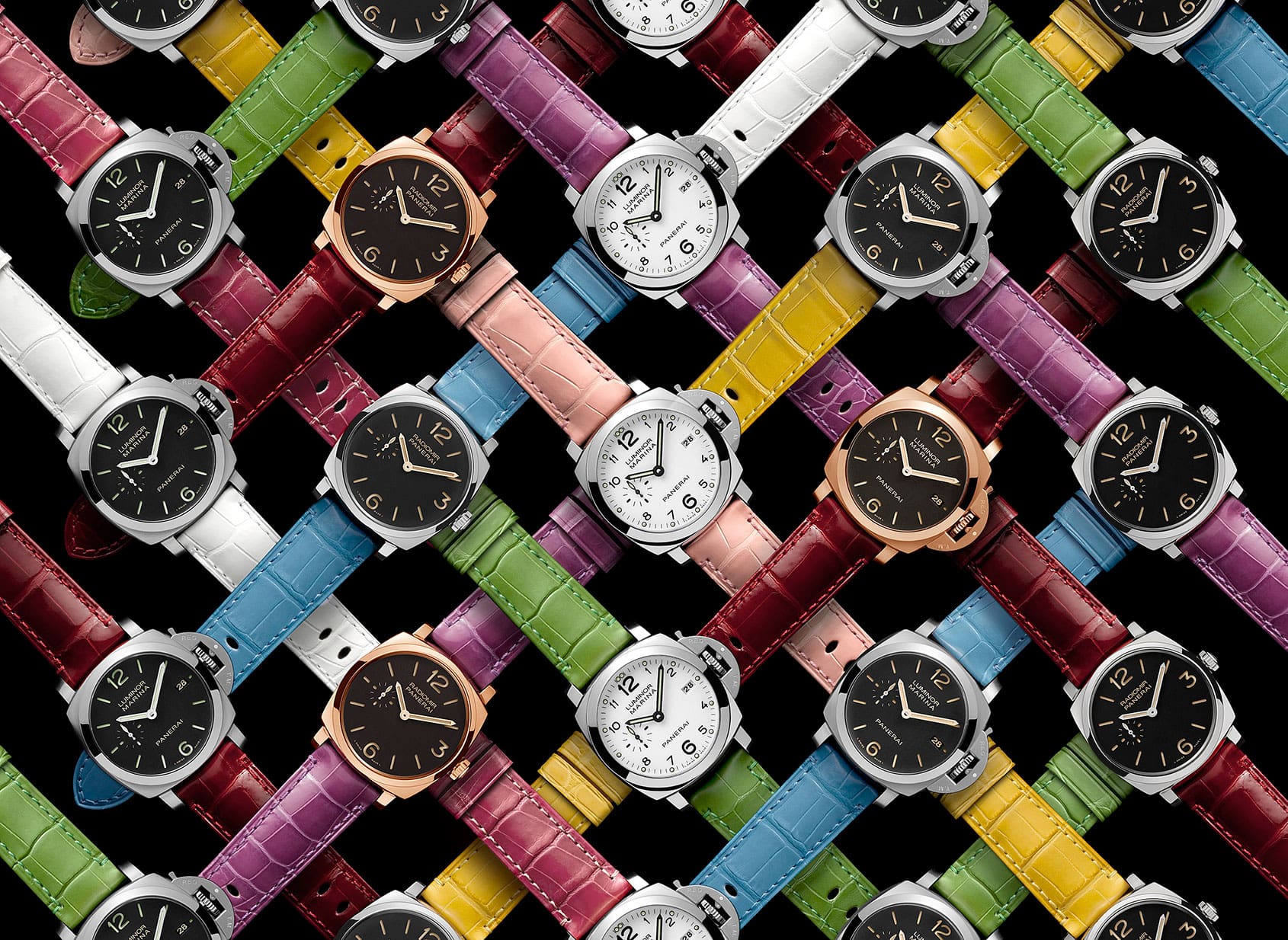 NEWS: Panerai straps itself in for good times with colour pop range.