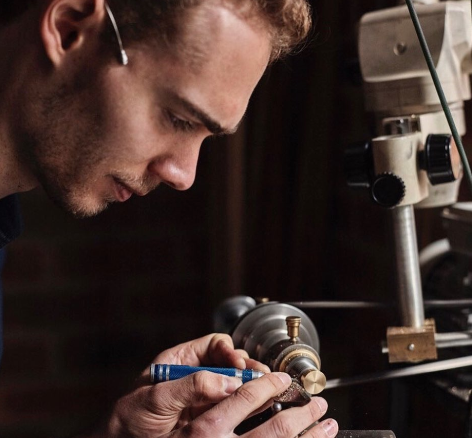 WHO TO FOLLOW: @reubenschoots, an Australian independent watchmaker building a George Daniels Tourbillon pocket watch