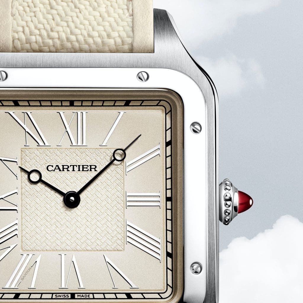 INTRODUCING: The Cartier Santos-Dumont “La Demoiselle” Limited Edition in platinum, a feast of details