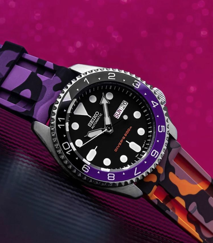 Purple GMT - Seiko Mods