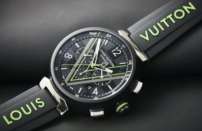 Louis Vuitton Tambour Damier Graphite Race Chronograph