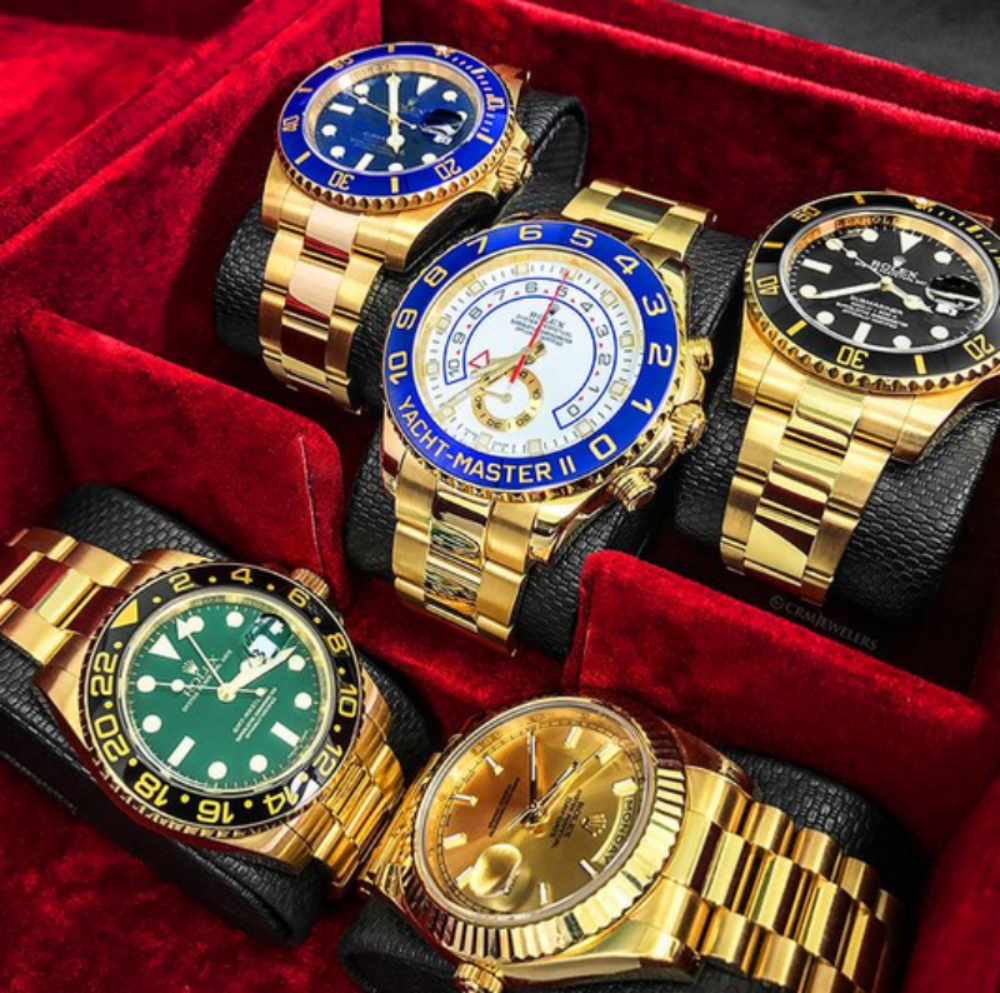 Golden rolex outlet