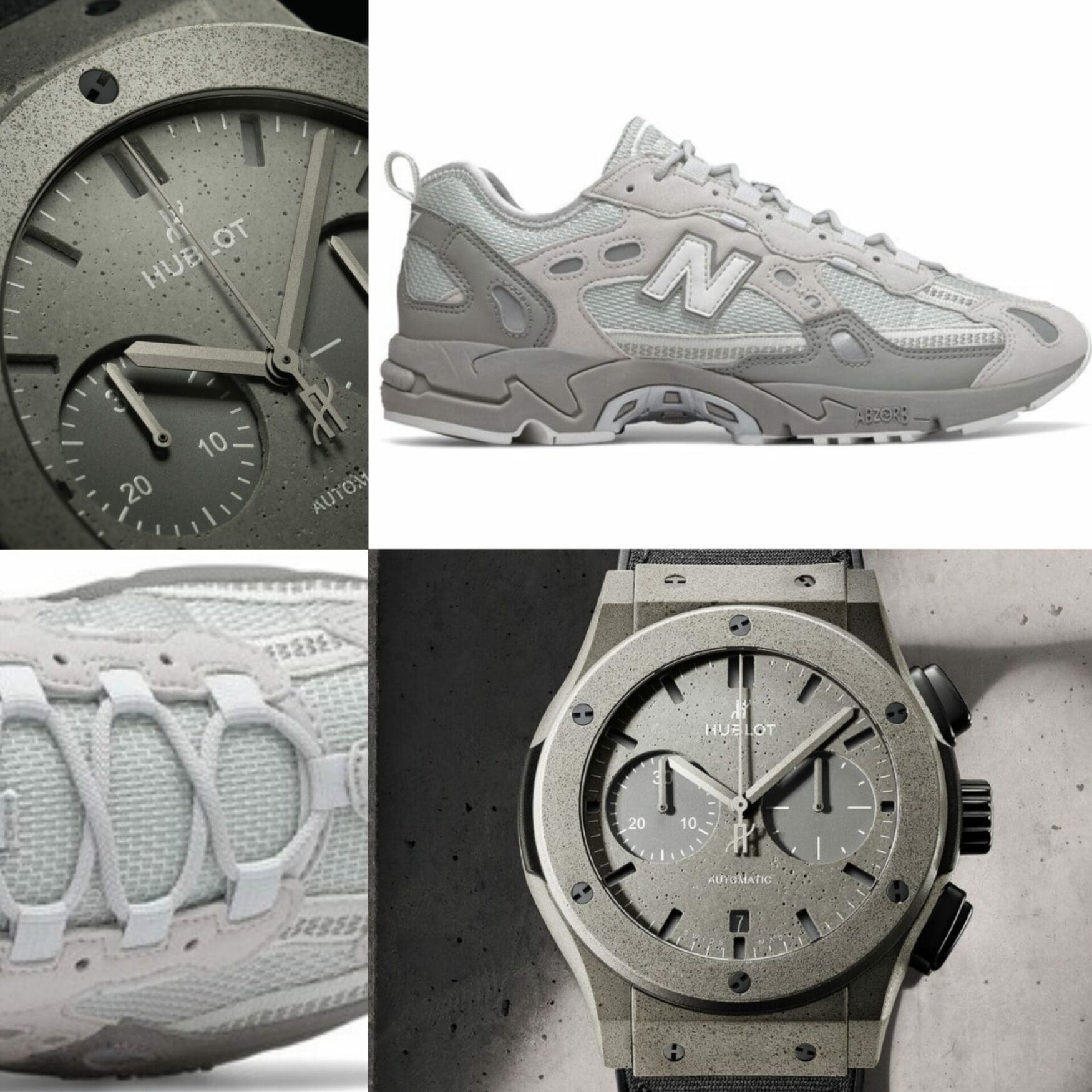 #Kicktock: Hublot’s street-tough dial made from concrete meets its match with New Balance