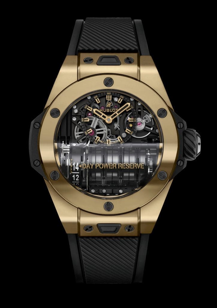 INTRODUCING: The Hublot Big Bang MP-11 Magic Gold weaves a golden web to trap you in a world of micro-mechanical wonder