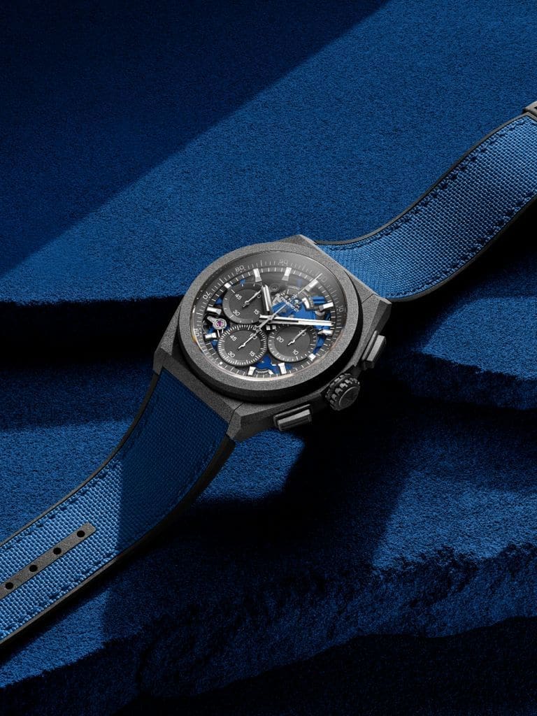 INTRODUCING: The Zenith DEFY 21 Ultrablue adds a touch of indigo to a high-tech tour de force