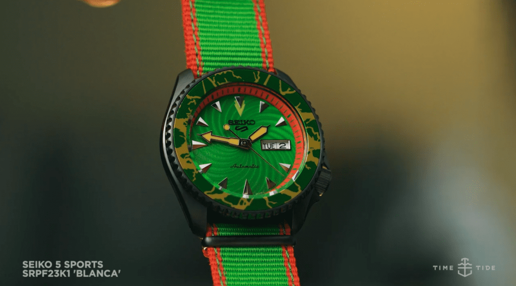 VIDEO: Street Fighter’s green machine inspires the bad-ass Seiko 5 Sports Blanka