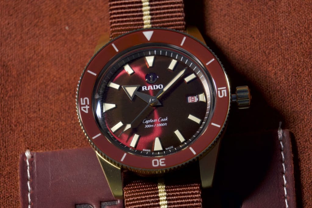 HANDS-ON: Get marooned with the Rado Captain Cook Bronze Burgundy launched with RedBar