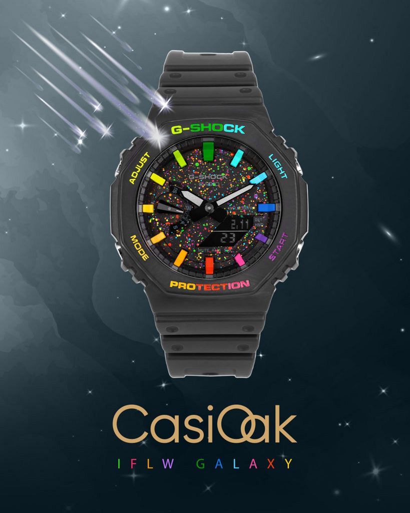 The Dial Artist x IFL Watches Rainbow CasiOak Info