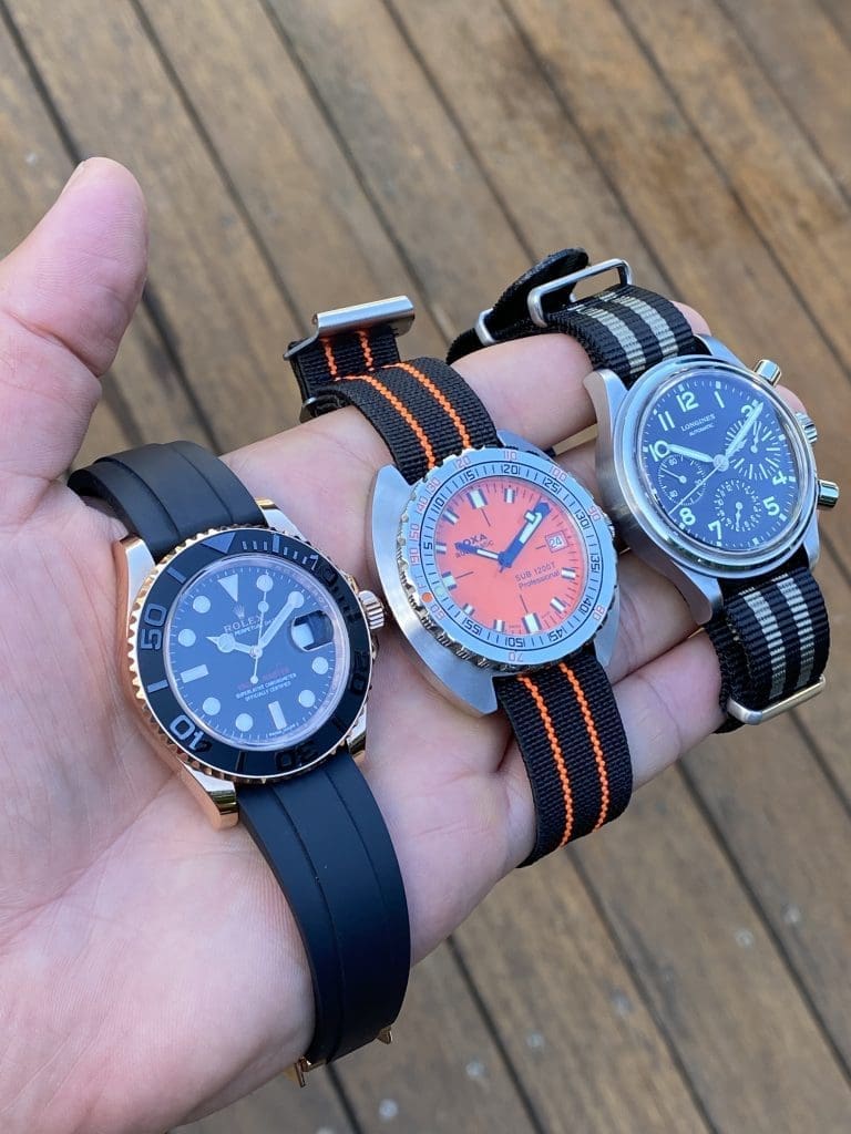 The three watches Andrew wore most in 2020: Rolex, DOXA and Longines