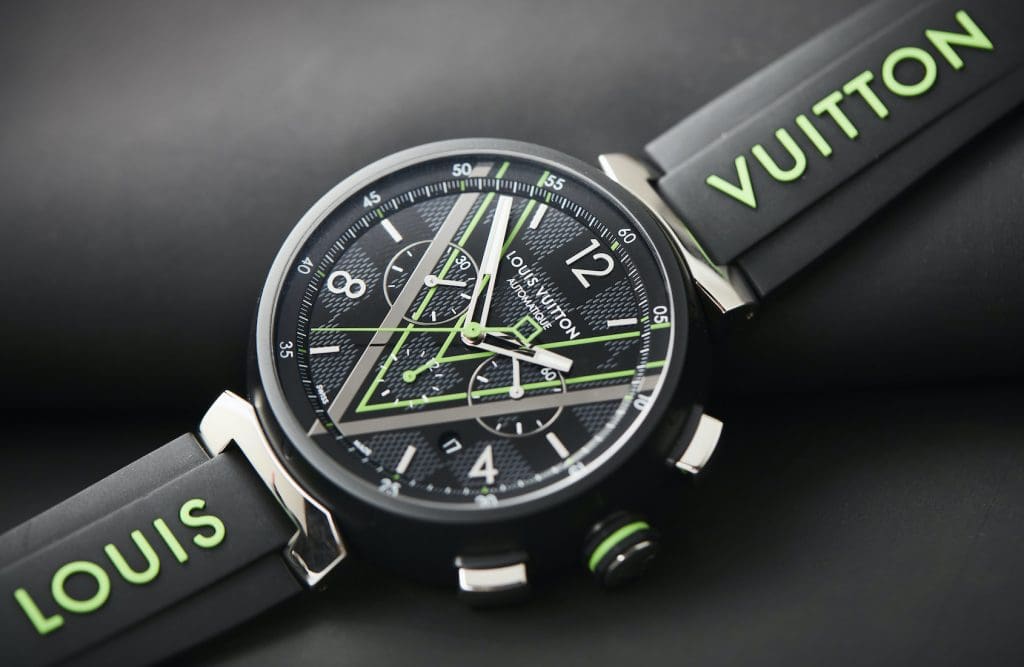 VIDEO: The Louis Vuitton Tambour Damier Graphite Race Chronograph is set to be one of the boldest sports watches of 2020