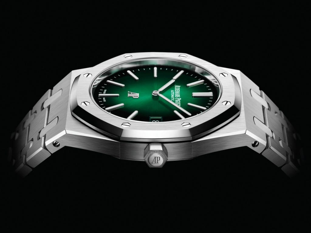 INTRODUCING: Audemars Piguet goes all-in on green for the 2021 Royal Oak collection