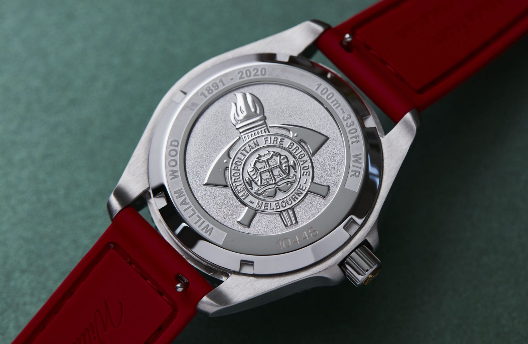 Hose before bros: William Wood make a customised watch for the Melbourne Metropolitan Fire Brigade!