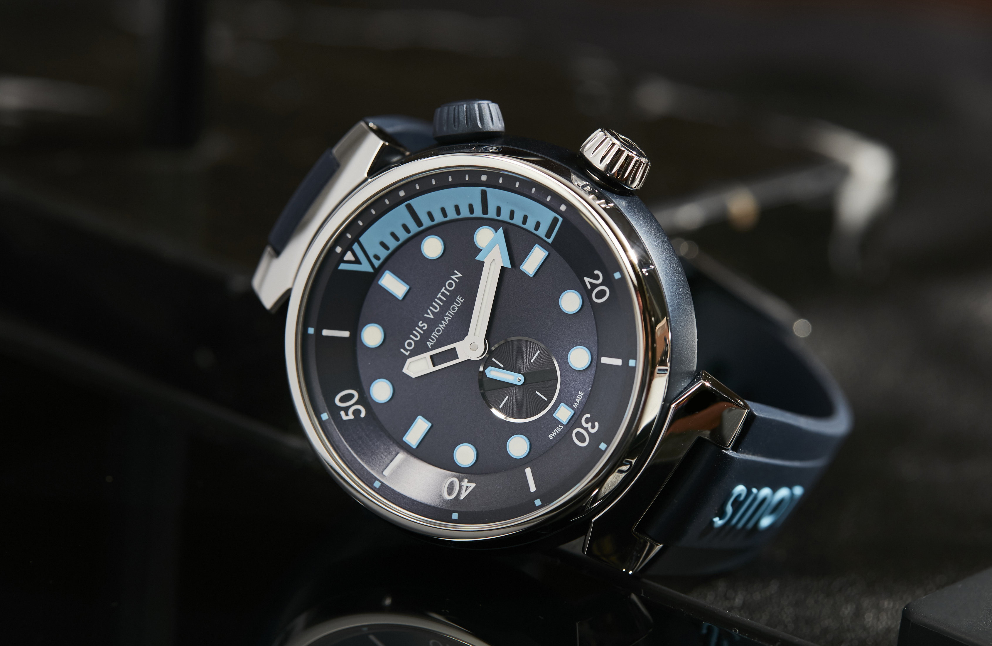 HANDS-ON: The Louis Vuitton Tambour Street Diver spans the gulf