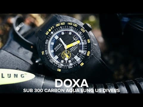 The DOXA SUB 300 Carbon Aqua Lung US Divers that should have won the GPHG
