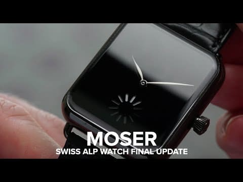 The Moser Swiss Alp Watch Final Upgrade is a brilliantly subversive response to the Apple Watch