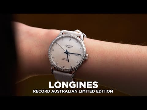 The Longines Record Australian Limited Edition triple threat