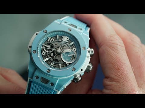 The Big Bang Unico Sky Blue is part of a one-two colour punch that is peak Hublot