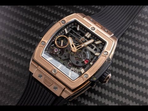 The Hublot Spirit of Big Bang Meca-10 King Gold. The ’10’ stands for 10 days power reserve, people.