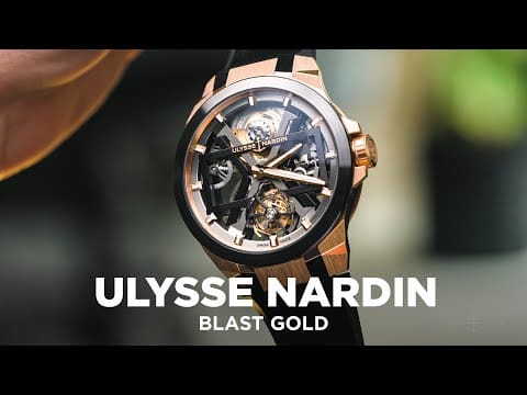 The finishings and details of the brand new Ulysse Nardin Blast Gold are truly impressive