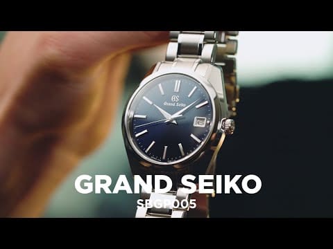 The Grand Seiko SBGP005 offers classic looks and stone cold killer accuracy of +/- 10 seconds a year