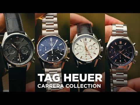 TAG Heuer Carrera Chronograph collection, a sharp new formula for a classic