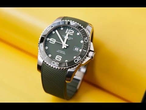 Longines HydroConquest 41mm in Khaki Green – a Ceramic Bezel, 300m Swiss Diver for $1500USD, What??
