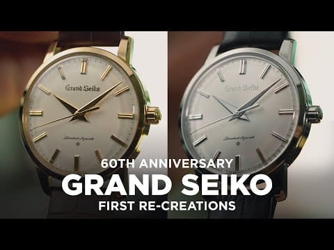 Grand Seiko re-create their FIRST ever watch with the new SBGW257 platinum and SBGW258 yellow gold