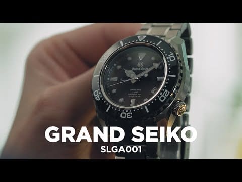 The Grand Seiko SLGA001 is big and brawny, but make no mistake, it has brains too