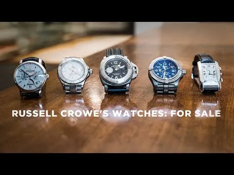 Watching Movies: Russell Crowe's Special Omega Speedmaster In