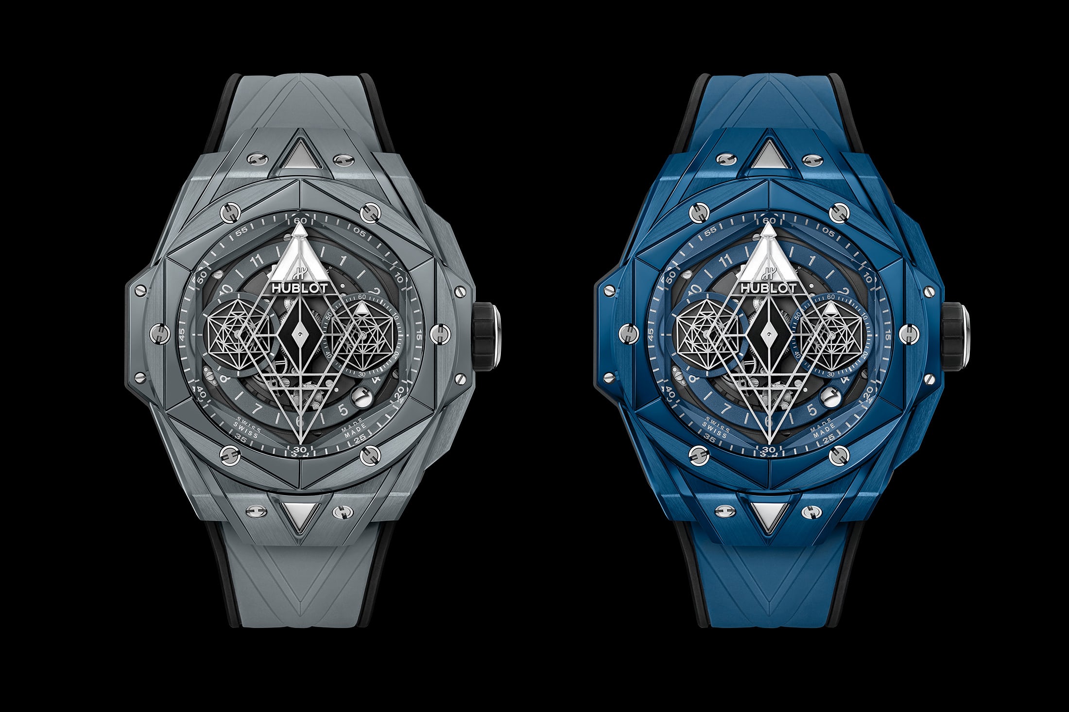 Hublot sang outlet bleu ceramic