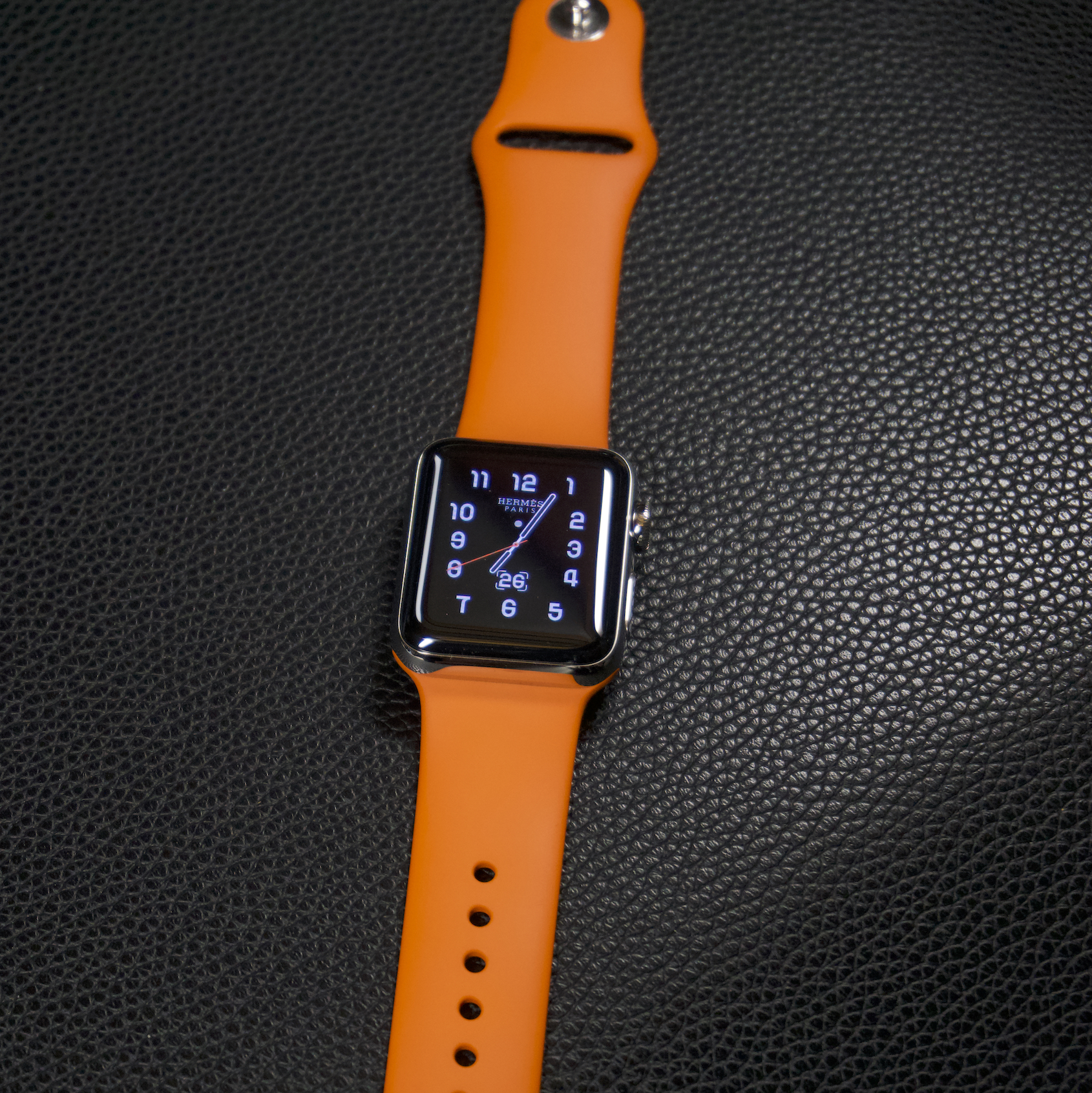 Paris Black strap (Apple Watch All Series) in Barenia / Luxury