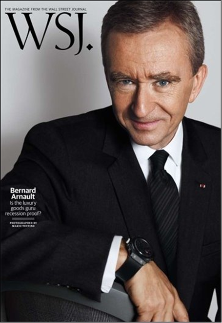 LVMH founder Bernard Arnault declared the world's richest man