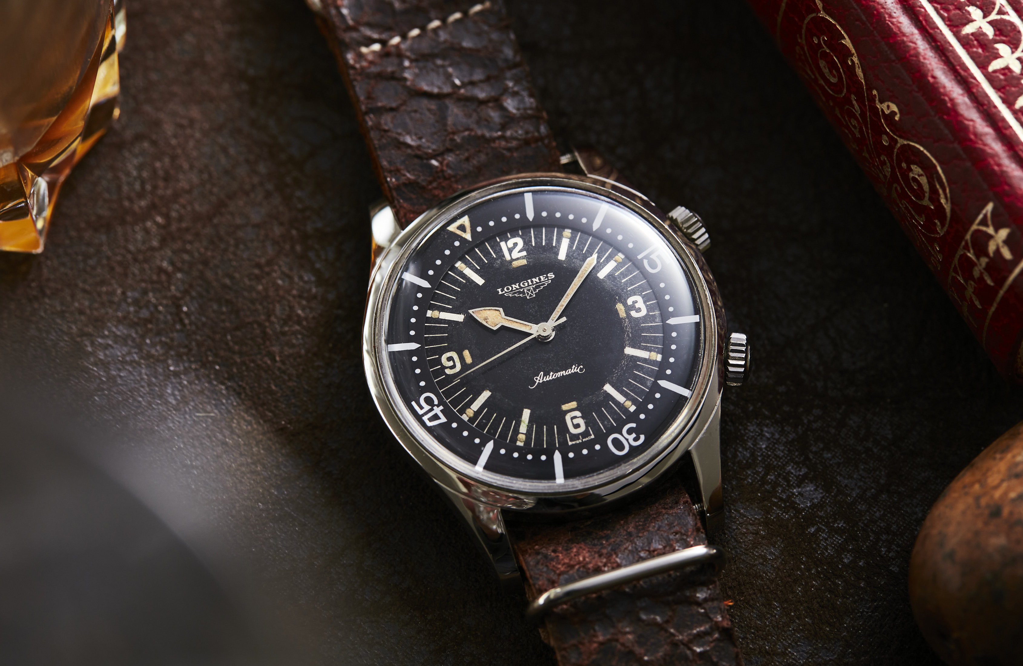 history of Longines dive watches