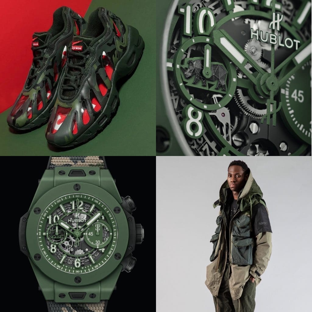 #Kixntix: Get eco-warrior chic with the new Hublot Big Bang Unico Sorai lifted with a pop of Supreme red