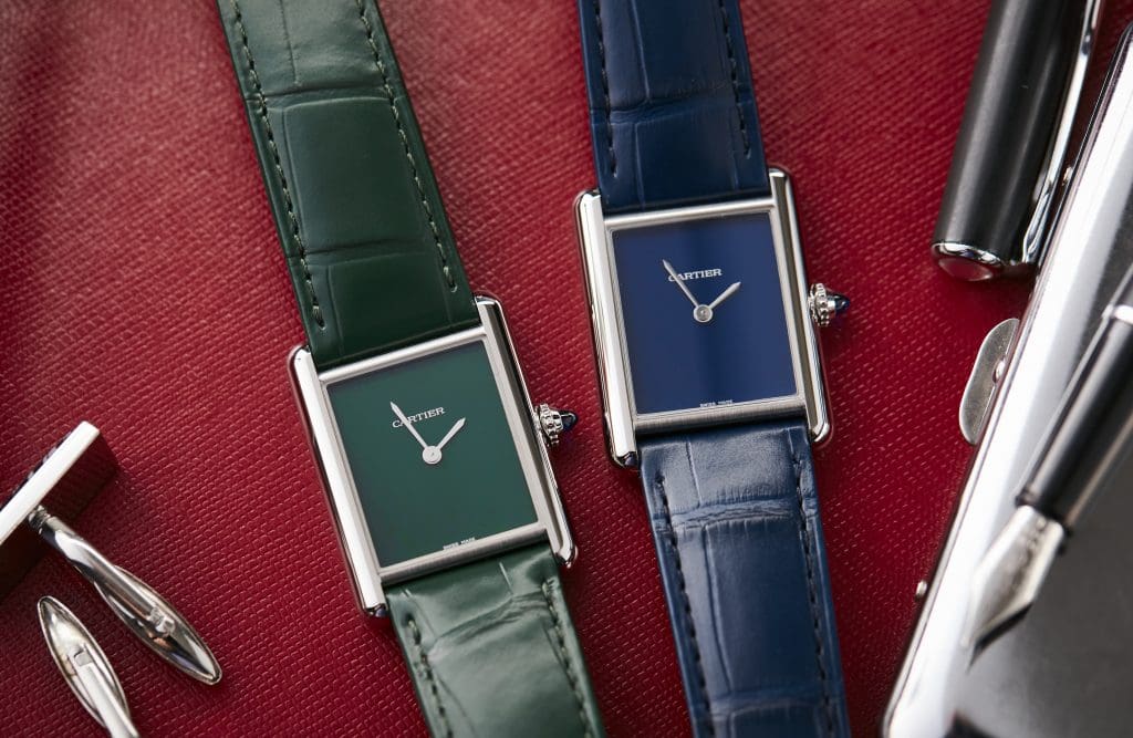 HANDS-ON: The Cartier Tank Must presents a statement piece with a blast of colour