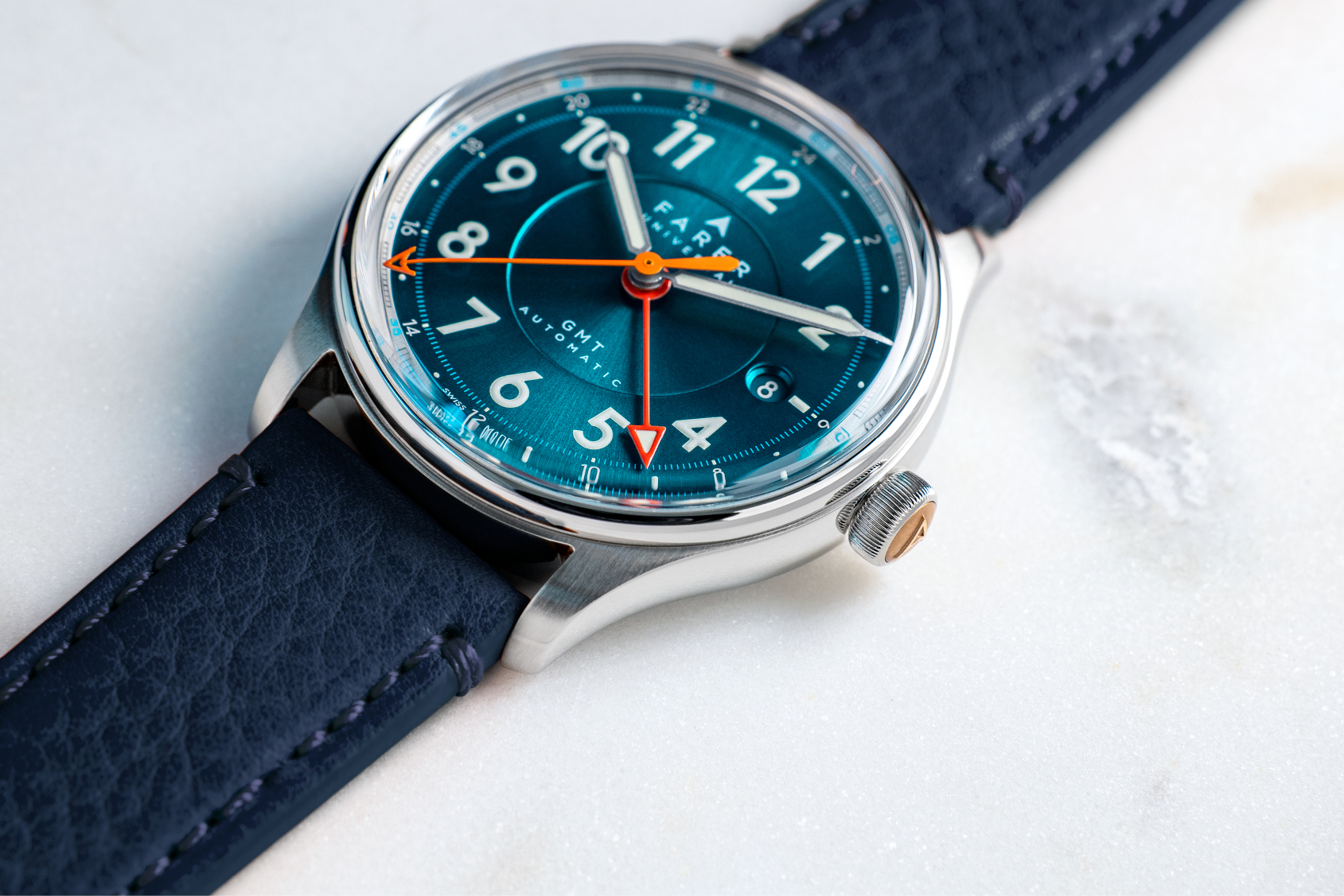 INTRODUCING The Farer Lander IV GMT puts a British twist on a classic watch