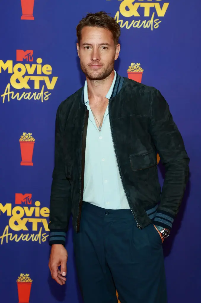 Justin Hartley wears Omega Constellation to the MTV Movie & TV Awards