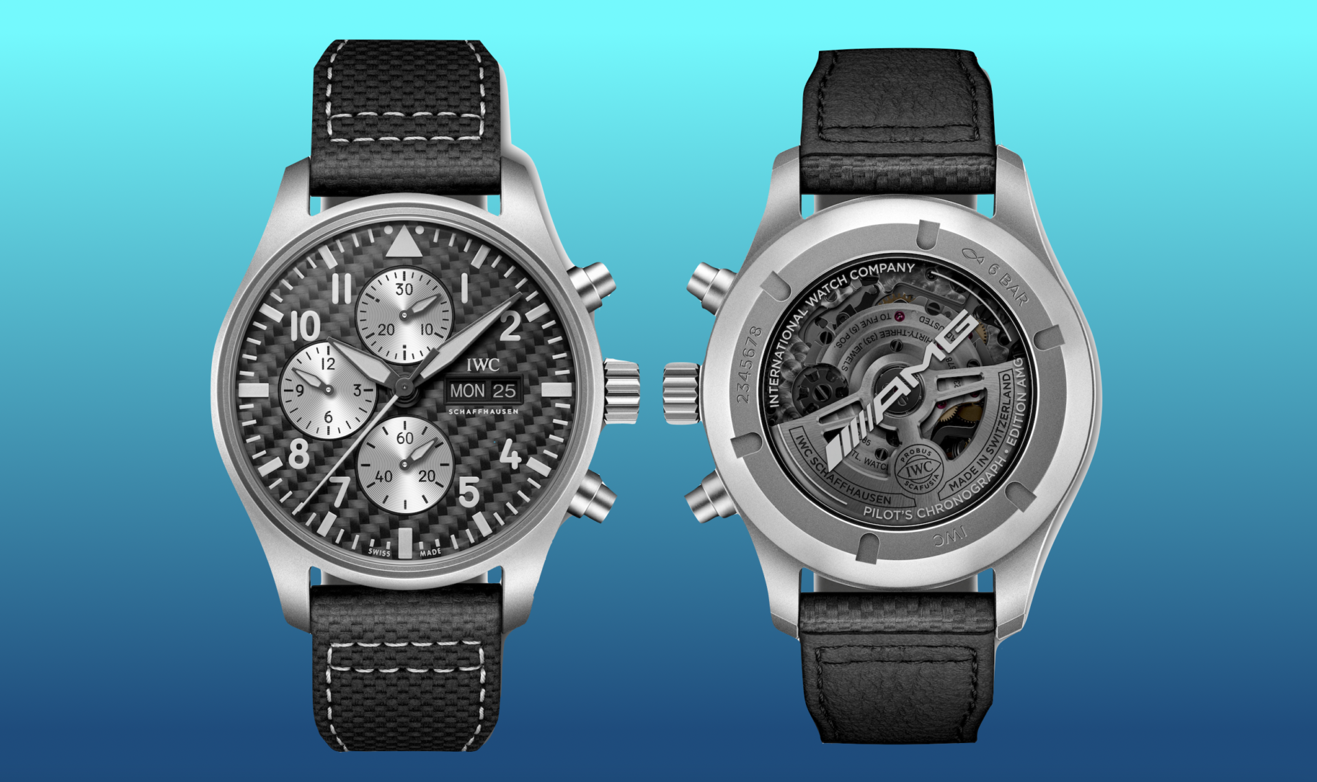 INTRODUCING: The IWC Pilot's Watch Chronograph Edition AMG is made to go  fast, really fast - Time and Tide Watches