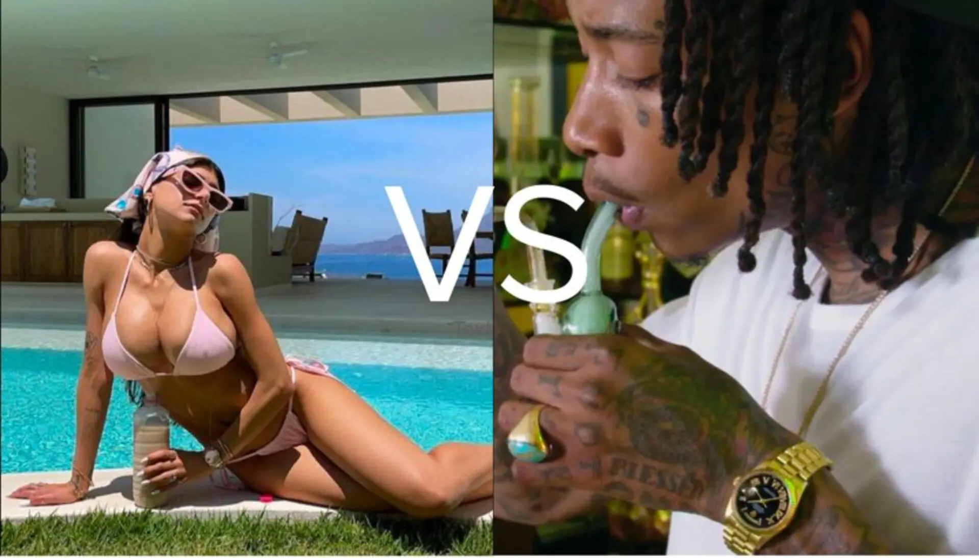 Wiz Khalifa versus Mia Khalifa - who wears Rolex best?