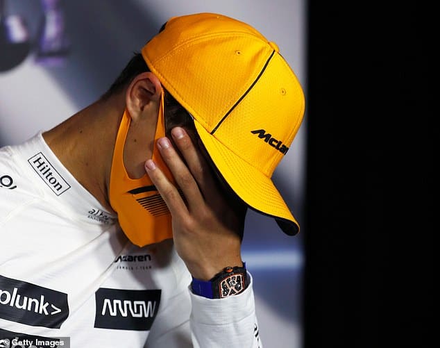 F1 driver Lando Norris mugged for 40k Richard Mille outside Wembley