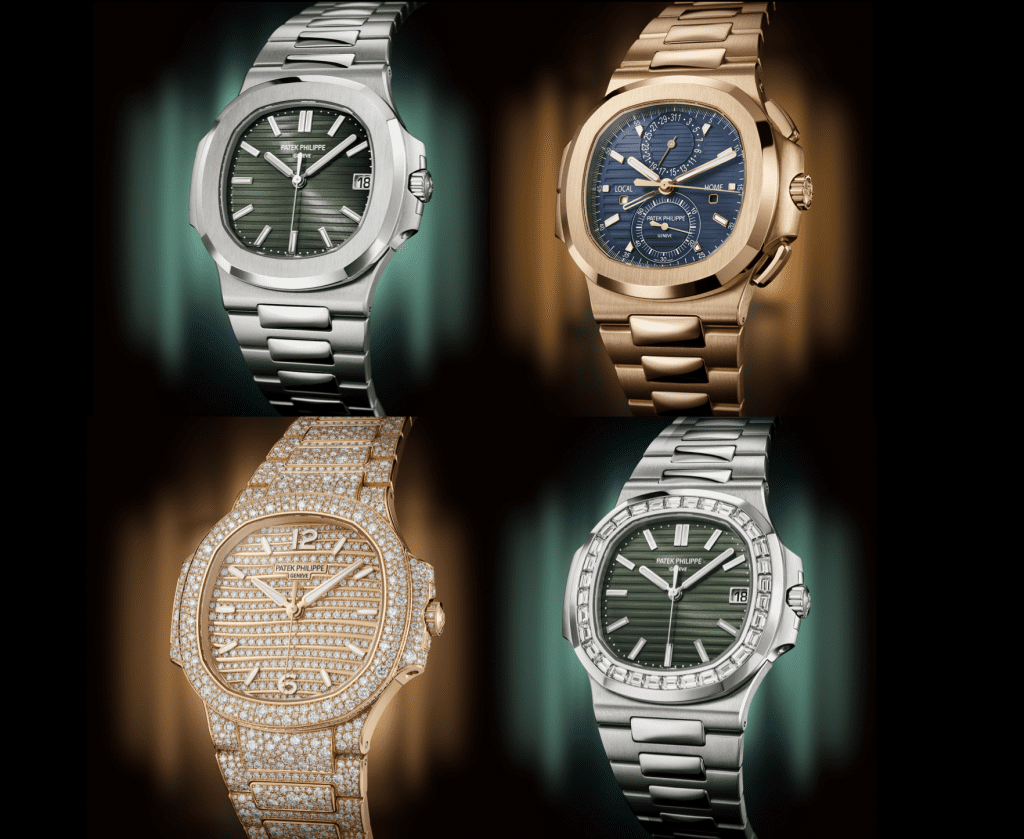 INTRODUCING: Four new Patek Philippe Nautilus references including two with green dials