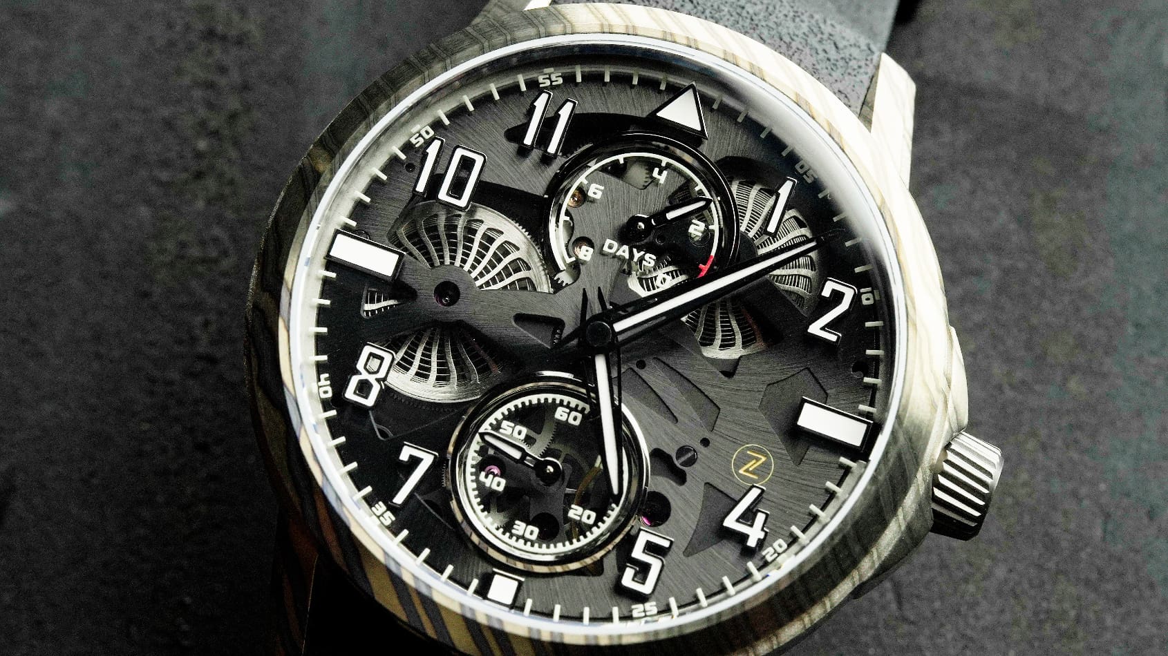 VIDEO: The Zelos Watches Mirage 2 marks the future of the pilot’s watch in titanium damascus