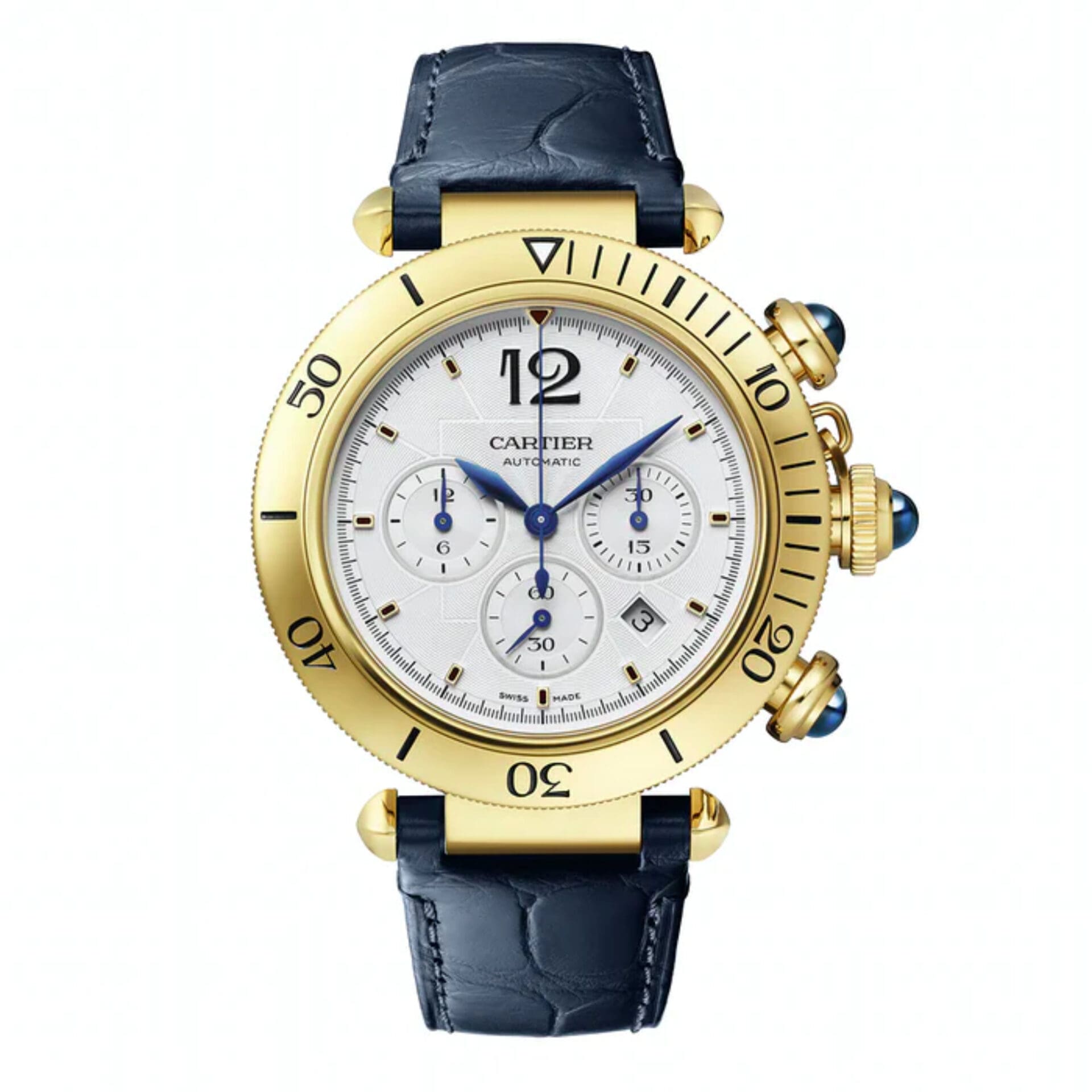 Modernising the Mad Hatter vibe of the Cartier Pasha Chronograph 41mm